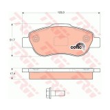 Set placute frana Trw GDB1589, parte montare : Punte fata