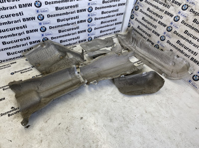 Izolatie,protectie termica aluminiu evacuare BMW F10,F11,F06,F12 foto