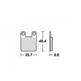 Placute Frana Fata TRW Lucas MCB535 Moto