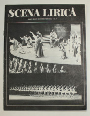 SCENA LIRICA , CAIET EDITAT DE OPERA ROMANA , ANUL I , STAGIUNE 1982 - 1983 foto