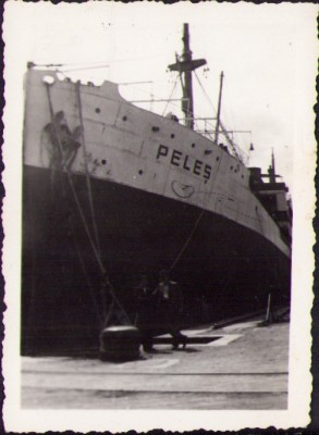 HST M475 Poză nava Peleș 1935 &amp;icirc;n port Constanța foto