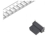 Conector PCB-PCB Mamă 12 PIN 1,27mm Termoplast