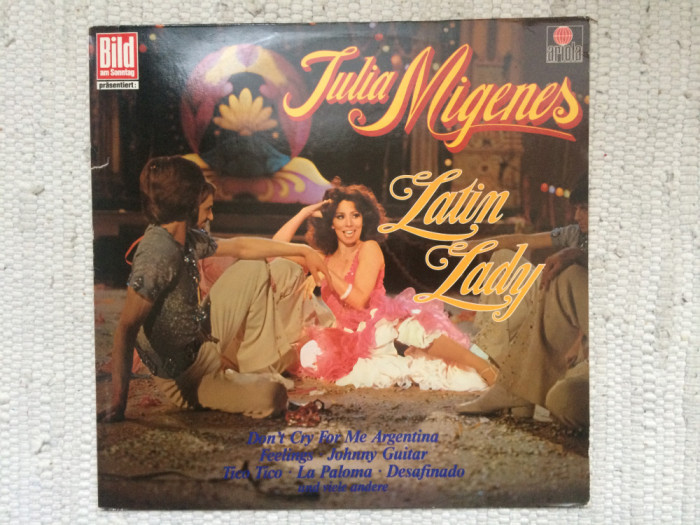 julia migenes latin lady disc vinyl lp muzica jazz latin pop bossa nova VG++