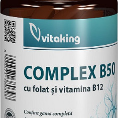 Complex b50 cu folat si vitamina b12 60cpr