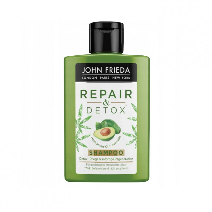 Sampon John Frieda 50 ml, regenerare si hidratare, ideal pentru calatorie