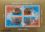 BC137, Romania 1988, bloc sport, medalii olimpice, J.O.Seul