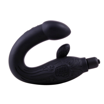 Black Mont P-Spot - Masator de Prostată cu Vibrații, 11 cm foto