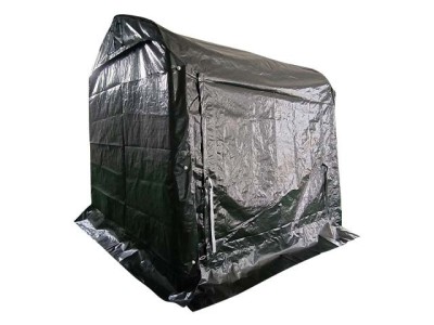 Cort tip Garaj auto, PE 200 g/m&amp;sup2;, 2,4x2,4m - verde foto