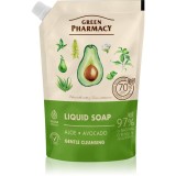 Green Pharmacy Aloe &amp; Avocado Săpun lichid pentru m&acirc;ini rezervă 460 ml