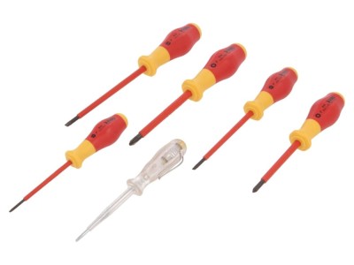 Kit şurubelniţe izolate ERGONIC 5buc. foto