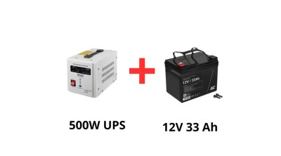 Volt Polska Alimentare ne&amp;icirc;ntreruptibilă pentru pompe de circulație 500W + Green Cell acumulator 33Ah foto