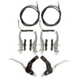 Set complet frane bicicleta V Brake (aluminiu)