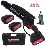 Cumpara ieftin Mini Drujba electrica cu 2 acumulatori 48V, 180cm, ungere lant, valiza transport, Campion CMP1798