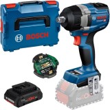 Bosch GDS 18V-750 C + ProCORE - Masina de insurubat cu impact patrat 1/2 inch 750 Nm M12-M22 valiza speciala accesorii + Acumulator Li-Ion 18 V 4 Ah