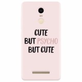 Husa silicon pentru Xiaomi Remdi Note 3, Cute But Psycho