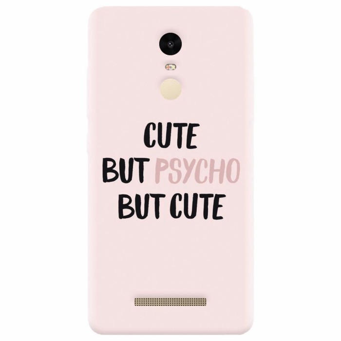 Husa silicon pentru Xiaomi Remdi Note 3, Cute But Psycho
