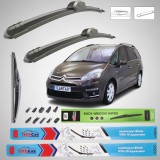 Cumpara ieftin Ștergătoare Citroen C4 Grand Picasso UA (2008&ndash;2013) Flat | Set Complet &ndash; TeamCar&reg;