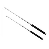 Cumpara ieftin Set doua bastoane telescopic pliabil DEPOX&reg;, 51 cm / 65 cm, argintiu