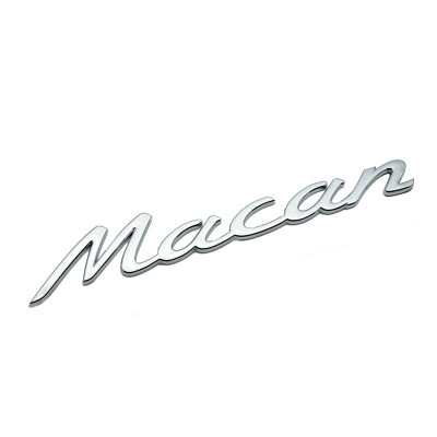 Emblema Macan spate portbagaj Porsche foto