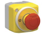 Casetă de comandă Harmony XB5 cu buton cap ciupercă IP66