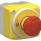 Casetă de comandă Harmony XB5 cu buton cap ciupercă IP66