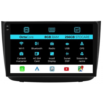 Navigatie Dedicata Mercedes Vito, Viano (2005-2015), 10Inch, 8Gb Ram, 256Gb Stocare, Carplay foto