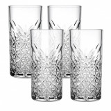 Cumpara ieftin Set 4 Pahare Inalte pentru Whisky si bauturi lungi, 450ml, 8x16 cm