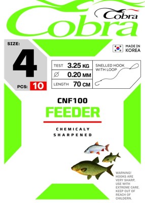 CARLIGE COBRA CNF100 FEEDER LEGATE Nr.4 FIR 0.20MM 10buc/plic foto