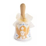 Clopotel Craciun Inger ceramica multicolora IF &Oslash; 5 cm x 10 H