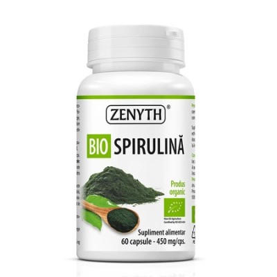 Bio Spirulina, 60 capsule, Zenyth foto