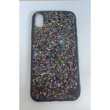 Husa de protectie pentru apple iphone 11 pro sparkling glitter tpu negru, Flippy