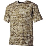 Tricou Tactic Militar US-ARMY 170gsm Bumbac Tan Digital MFH (Marime: M)