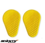 Set protectii universale Multiposition Ultra Flex Seventy model SD-A26 &ndash; culoare: galben &ndash; set 2 bucati &ndash; protectii umeri, coate, antebrat, genunchi,