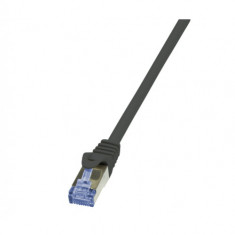 Patchcord Logilink CQ4063S S/FTP Cat6a 3m Black foto