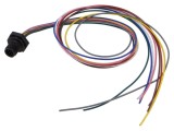 Conector M12 tată 8 pini 2A 30V IP67 drept cu cablu 0.5m LUTRONIC