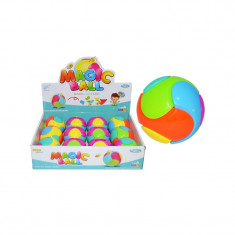 Pusculita minge din plastic, multicolora, pentru copii 12 buc foto