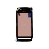 Capacul frontal al Nokia 603 Ecran tactil negru