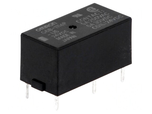 Releu electromagnetic 24VDC 5A SPST-NO