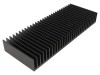 Radiator Extrudat Negru 75mm x 200mm x 25mm