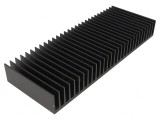 Radiator Extrudat Negru 75mm x 200mm x 25mm