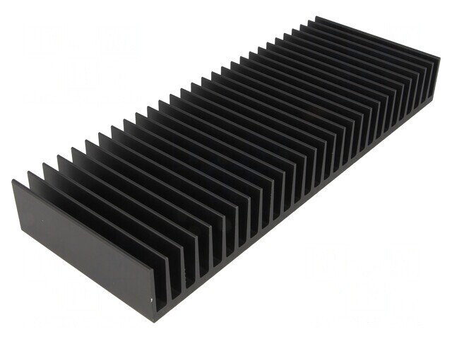 Radiator Extrudat Negru 75mm x 200mm x 25mm