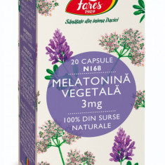 Melatonina vegetala 3mg N168, 20 capsule, Fares