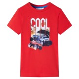 Tricou pentru copii, rosu, 116 GartenMobel Dekor, vidaXL