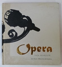 OPERA , FATA NEVAZUTA , ALBUM DE FOTOGRAFIE ALB - NEGRU de SERBAN MESTECANEANU , 2008 , PREZINTA PETE SI HALOURI DE APA * foto