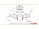 Dr!ve+ DP1010.10.0876 set placute frana,frana disc