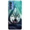 Husa compatibila cu Motorola G20 model Aggressive wolf, Silicon, TPU, Viceversa