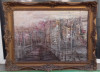 Tablou vechi - localizat si semnat pe verso - Pietro Grassi, Peisaje, Ulei, Impresionism