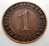 B.152 GERMANIA WEIMAR 1 REICHSPFENNIG 1931 D