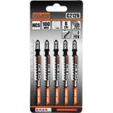 Cumpara ieftin Panza, lama, fierastrau pendular, pentru lemn, HCS, prindere tip T, taiere precisa, 6 TPI, set 5 buc, 100 mm, Richmann Exclusive