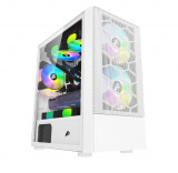 Carcasa 1STPLAYER Gaming X4-M, RGB, Mid-Tower, fara sursa, white